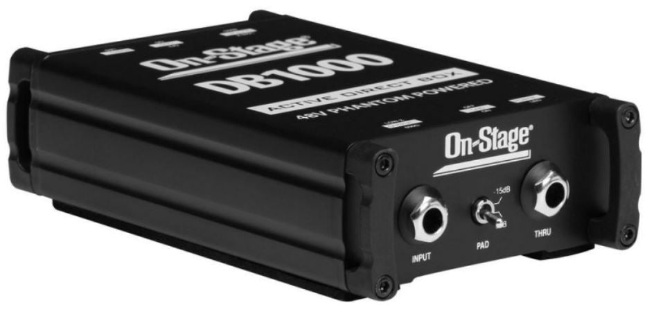 OnStage DB1000 Active Direct Box 3