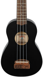 Kohala KT-BK 'Tiki Series' Soprano Ukulele - Black
