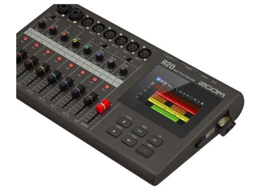 Zoom R20 Multitrack Recorder 16-track With Touchscreen Editing 2