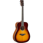 Yamaha FG-TA TransAcoustic Dreadnought Acoustic Electric Guitar - Brown Sunburst 5