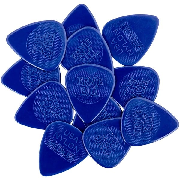 Ernie Ball .72mm Nylon Guitar Picks - Dark Blue (12 Pack) 2