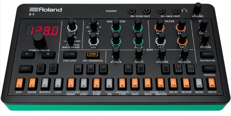 Roland Aria S-1 Compact Tweak Synthesizer 4