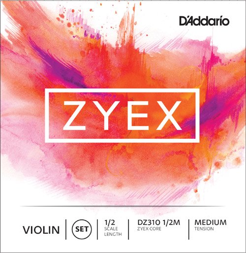 D'Addario DZ310a 1/2-Size ZYEX Violin Pack (1/2 Medium)