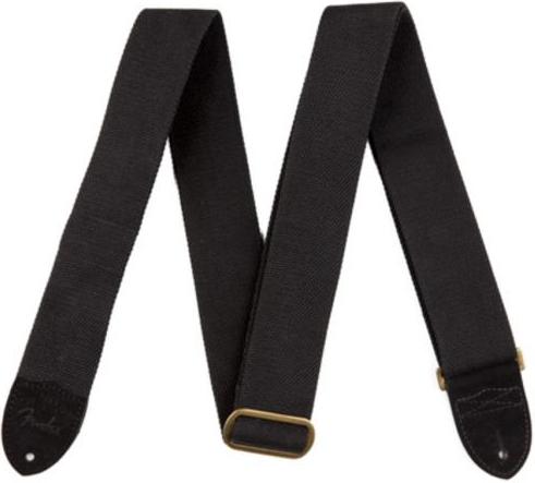 Fender Cotton Oval/Black Strap
