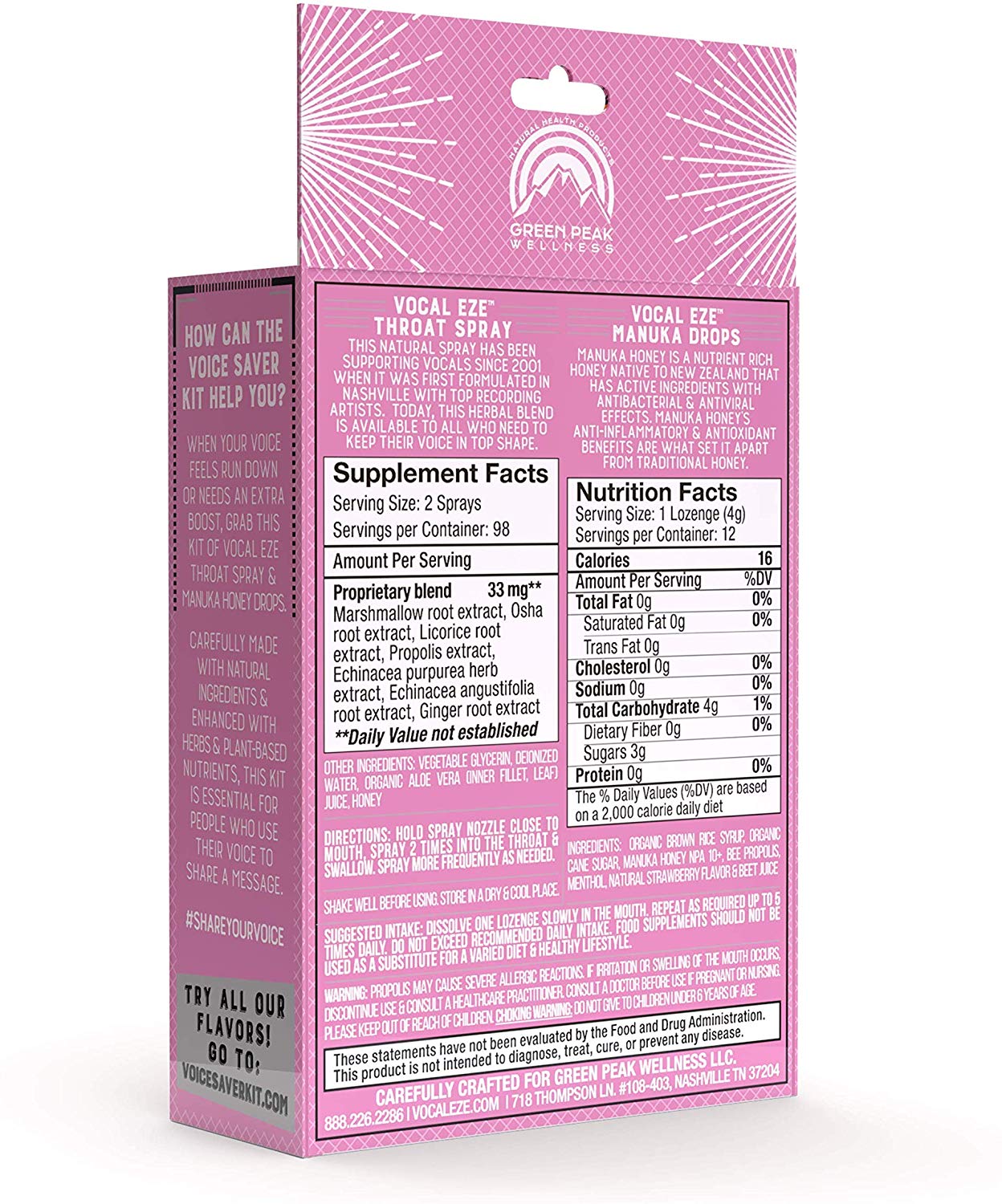 Vocal Eze Voice Saver Kit Strawberry 2