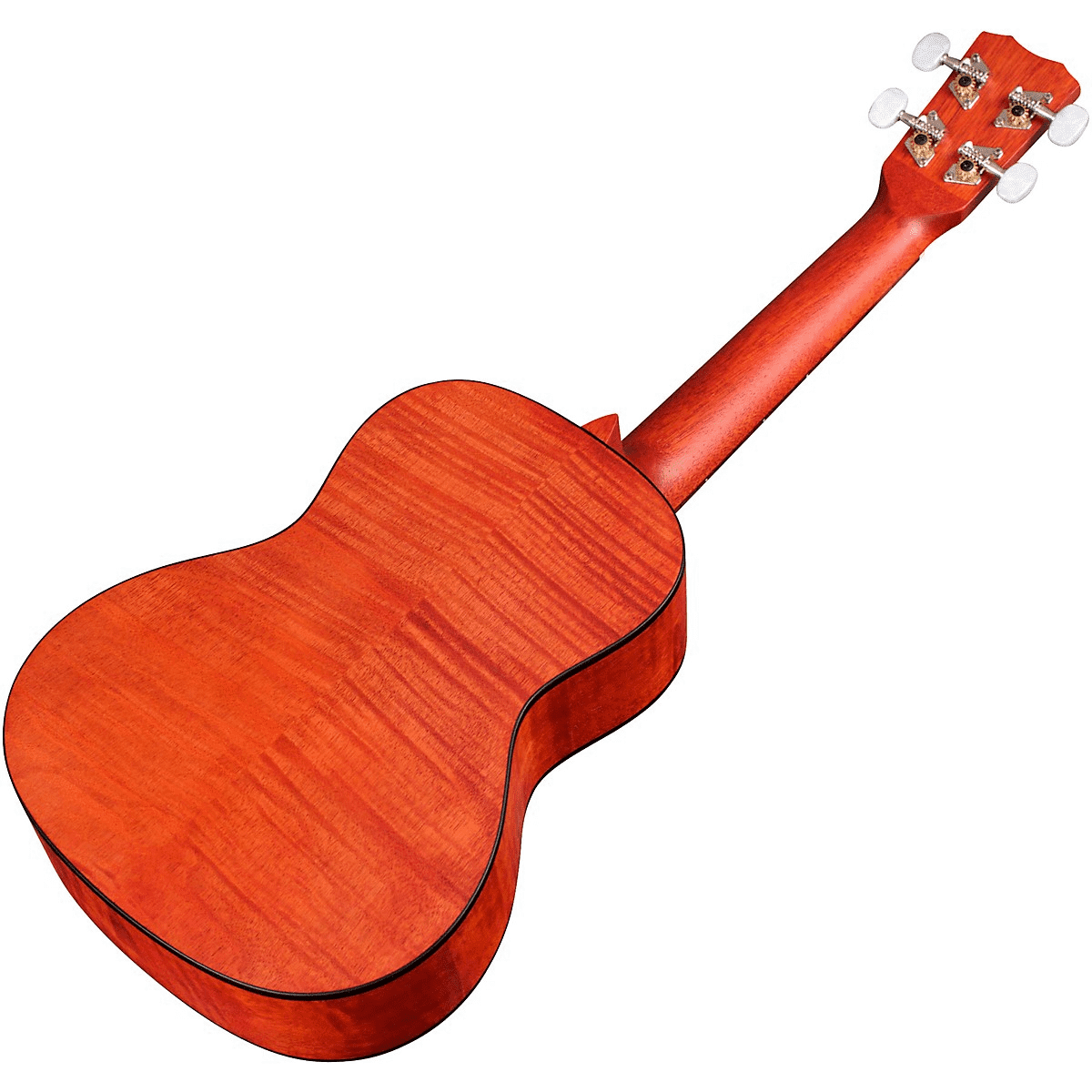 Cordoba 15-CFM Flame-Top Concert Ukulele - Rose Red 4