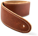 Taylor 4100-25 2.5-Inch Medium Brown Leather Suede Back Guitar Strap