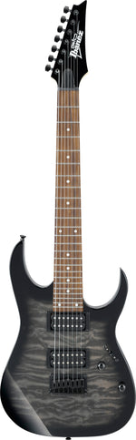 Ibanez GRG7221QATKS 7-string Electric Guitar Transblack 2
