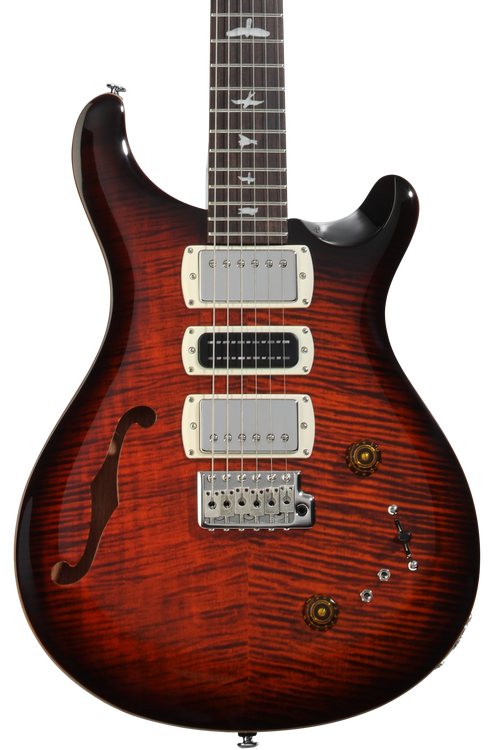 PRS SE Special Semi-Hollow Electric Guitar - Orange Tiger Smokeburst