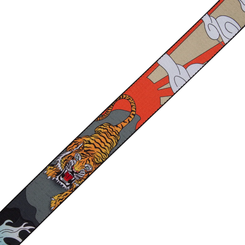 Levys MPD2-124 Polyester Guitar Strap - Tiger 3