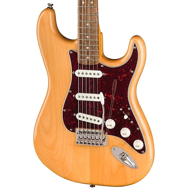 Squier Classic Vibe '70s Stratocaster Electric Guitar (Natural With Laurel Fretboard) - No Case 3