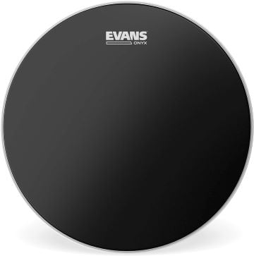 Evans ONYX 10\" DRUM HEAD - Black Frost Coated
