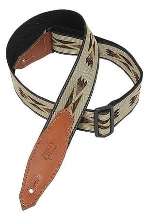 Levys MSSN80-TAN 2\" Wide Tan Woven Guitar Strap