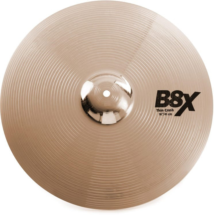 Sabian B8X Thin Crash Cymbal - 16\"