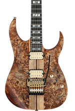 Ibanez RGT1220PBABS Electric Guitar in Antique Brown Stained finish, three-quarter front view 2