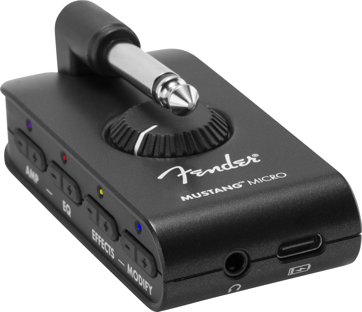 Fender Mustang Micro Personal Headphone Guitar Amplifier 4