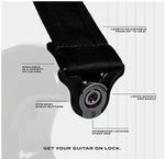 D'Addario PWSAL402 Poly Pro Auto Lock Strap (Blue) 2