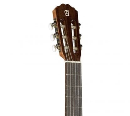 Alhambra 1C HT Nylon String Classical Guitar headstock with tuning pegs