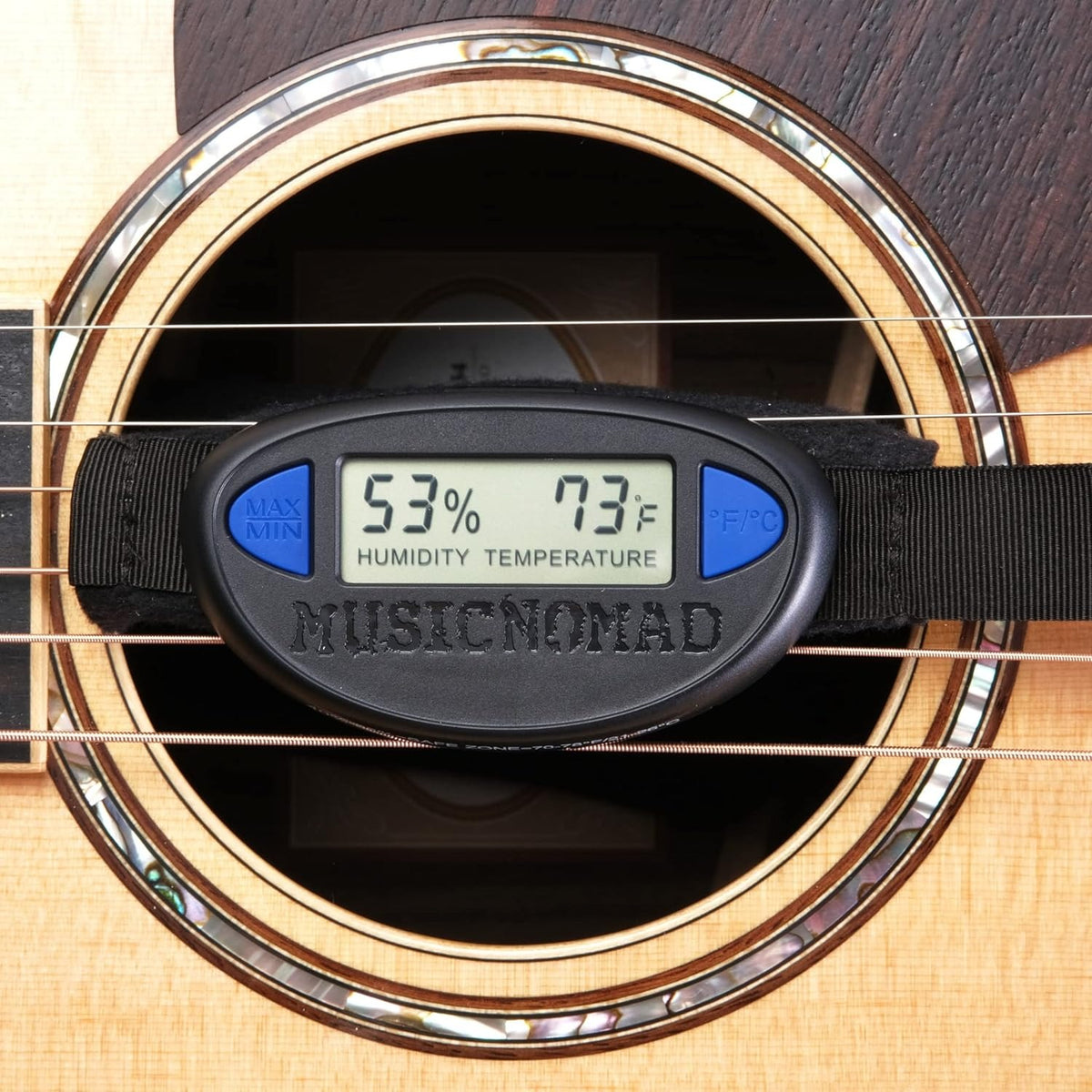 Music Nomad MN312 HONE Guitar Hygrometer Humidity & Temperature Monitor 4