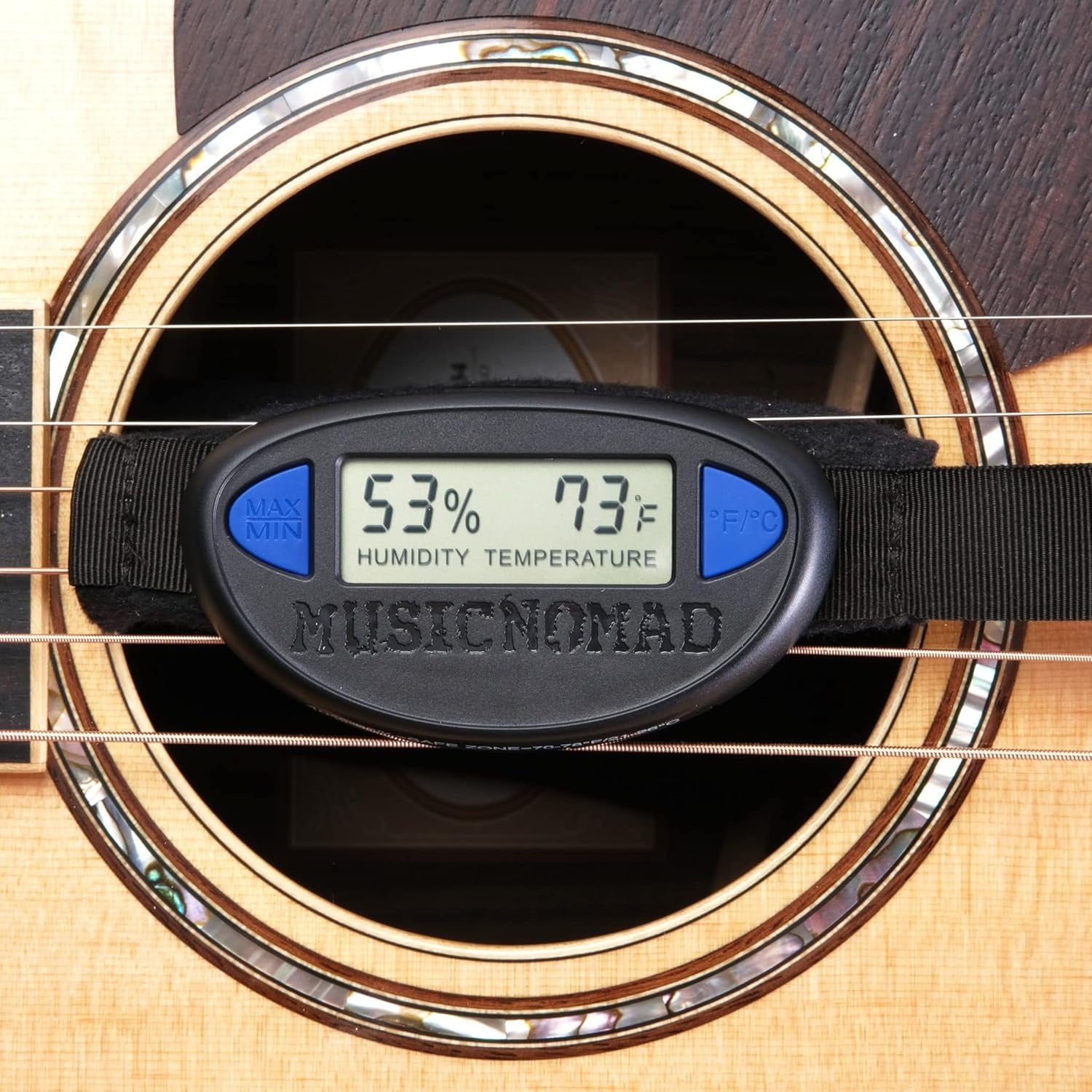 Music Nomad MN312 HONE Guitar Hygrometer Humidity & Temperature Monitor 4