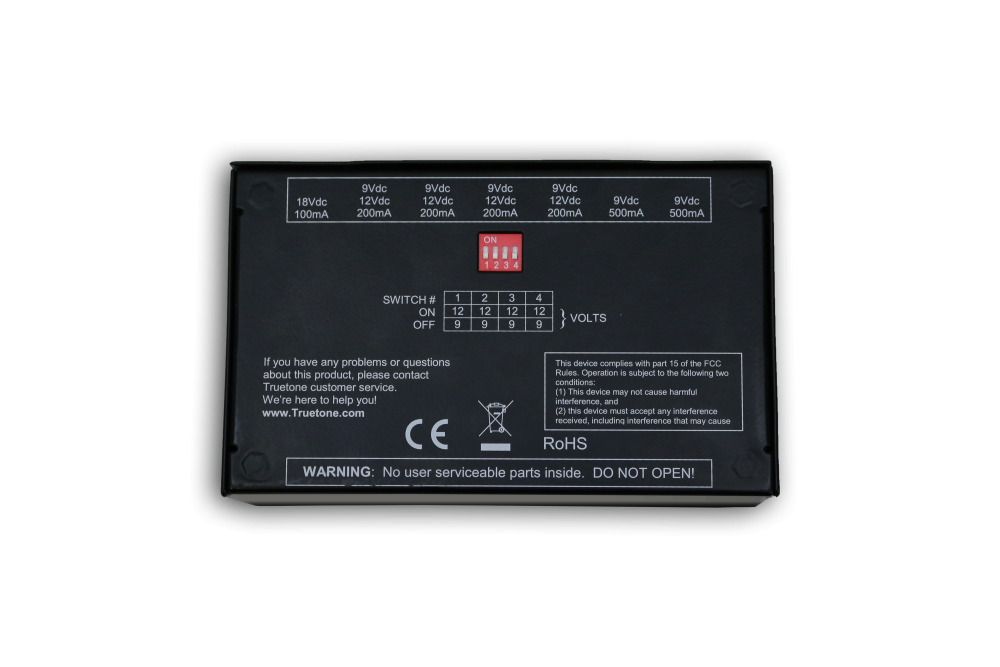 Truetone CS7 Multi Voltage Power Supply 2
