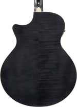 Ibanez AE170TBK Acoustic Electric Guitar - Transparent Black High Gloss 6