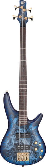 Ibanez SR300EDXCZM Standard Bass Guitar - Cosmic Blue Frozen Matte 7