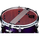 Tama S.L.P. Mod Bubinga Clay Aeschliman Signature Snare Drum - Galactic Purple 3