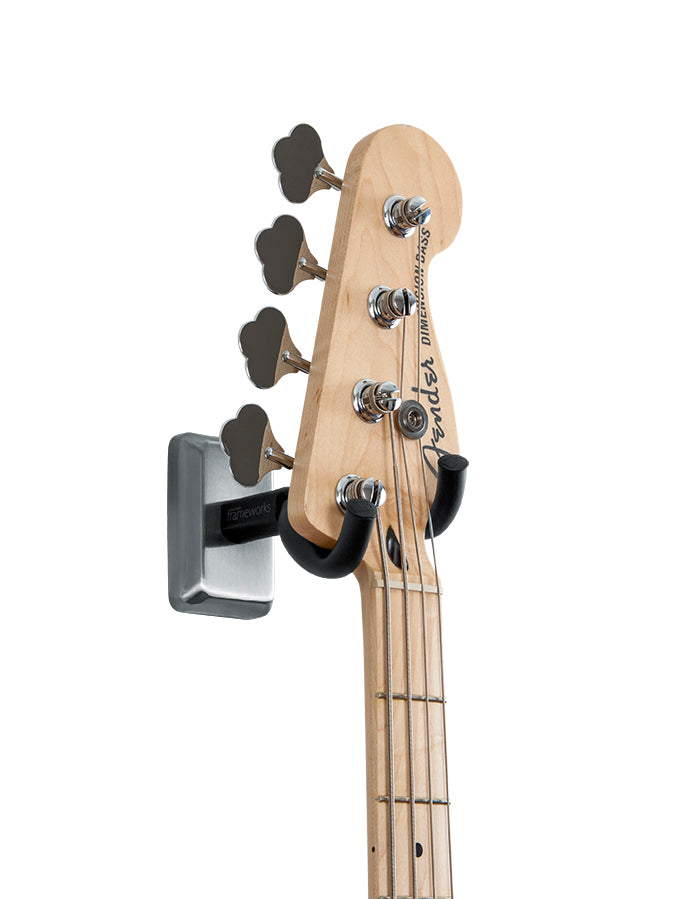 Frameworks GFWGTRHNGRSCH Chrome Wall Mount Guitar Hanger 3