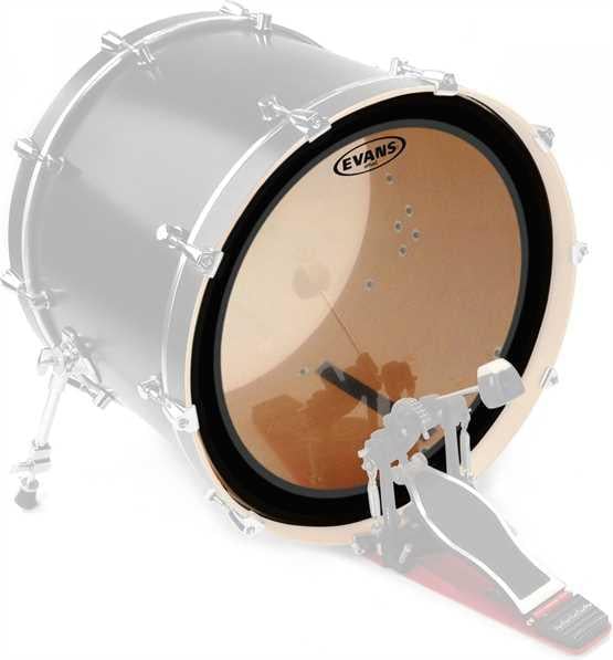 Evans Clear EMAD2 22-Inch Bass Drum Head 2