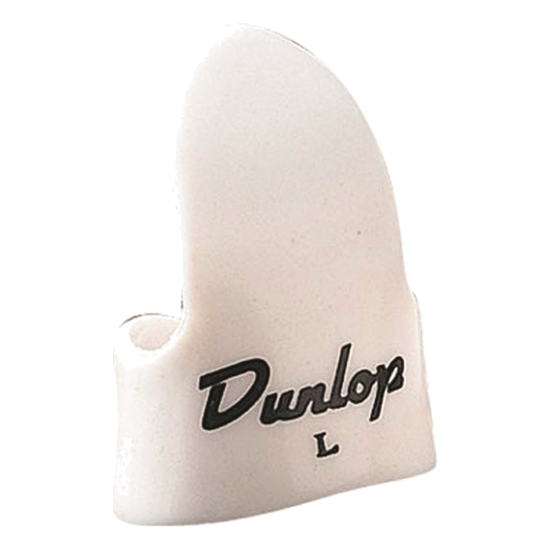 Dunlop 9021R Large White Finger Picks (12 Pack)