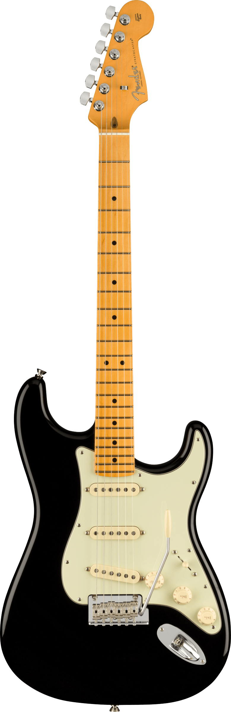 Fender American Professional II Stratocaster with Case (Maple/Black) 4