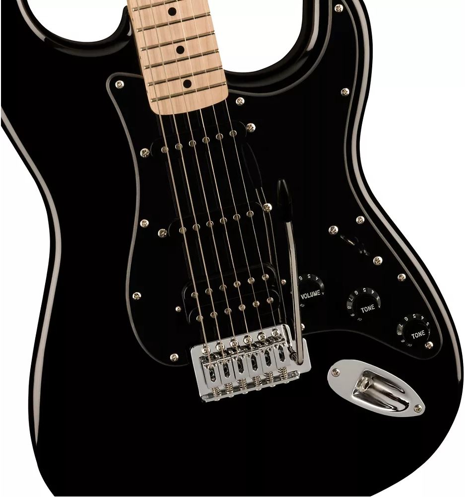 Squier Sonic Stratocaster HSS Electric Guitar - Black 4