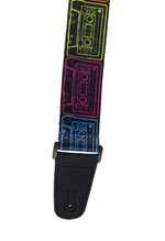 Henry Heller 2\" Artist Series Sublimation Guitar Strap - Cassettes 3