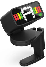 D'Addario Micro Rechargeable Headstock Guitar Tuner - Black