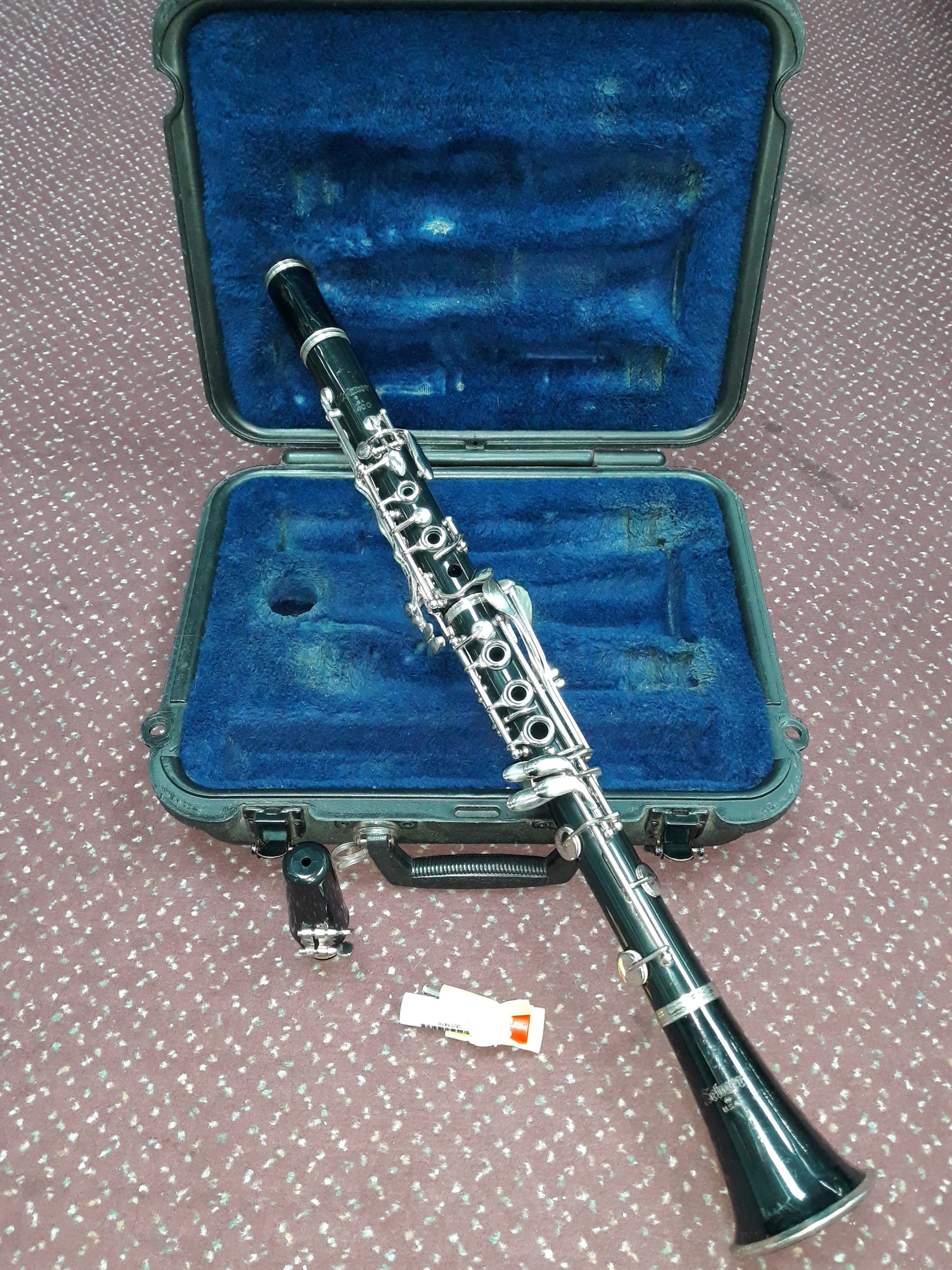 Used Selmer Model 1400 ABS Resin Bb Clarinet - With Case and Mouthpiece 7