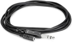 Hosa MHE310 10-ft Cable - 3.5mm(Female Stereo)-1/4\"(Male Stereo)