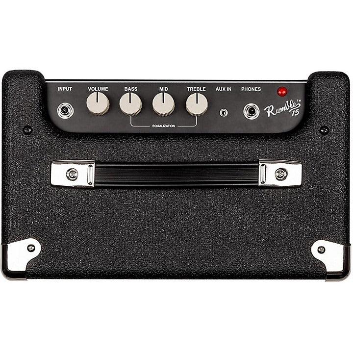 Fender Rumble15 V3 Bass Combo Amp - Black 6