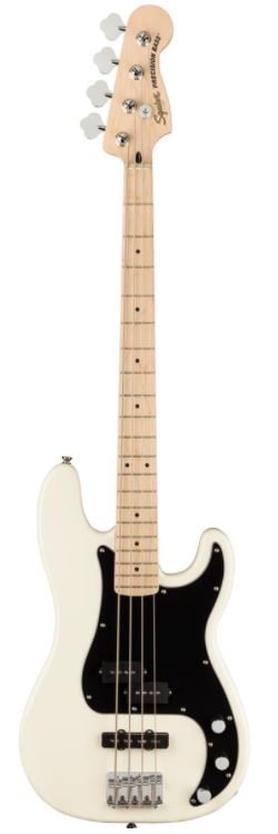 Squier Affinity PBASS PJ Bass Guitar Maple Neck Olympic White No Case 6