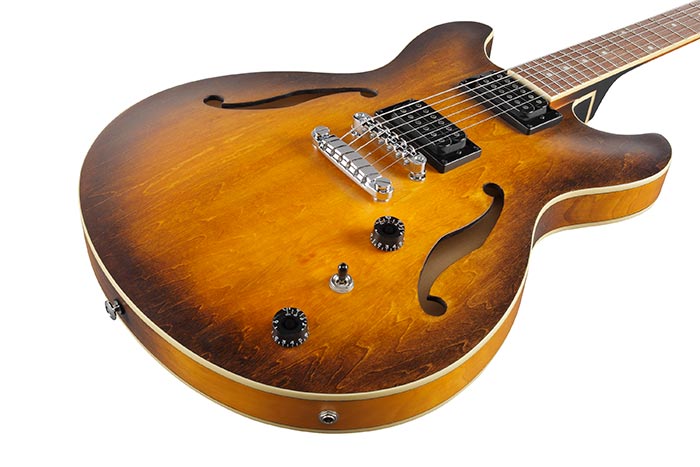 Ibanez AS53TF Hollow Body Electric Guitar (Tobacco Matte) - No Case 2