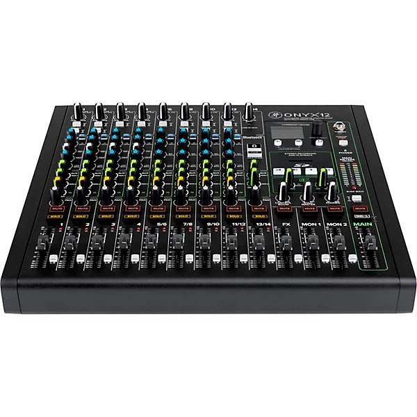 Mackie Onyx12 12-Channel Premium Analog Mixer - With Multi-Track USB and Bluetooth 2
