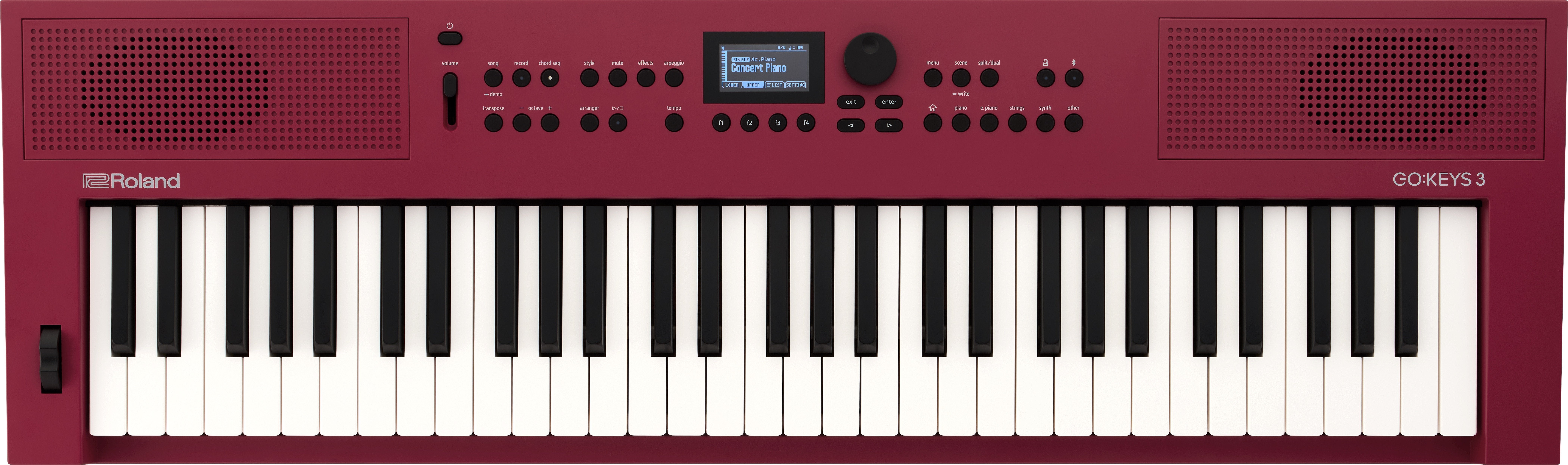 Roland GO:KEYS 3-RD Music Creation Keyboard - Dark Red – George's