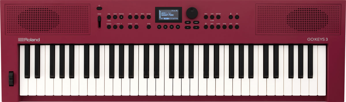 Roland GO:KEYS 3-RD Music Creation Keyboard - Dark Red 2