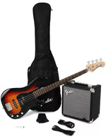 Squier Affinity Pbass PJ Bass Guitar Package - 3 Color Sunburst 3