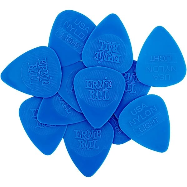 Ernie Ball .53mm Nylon Guitar Picks - Blue (12 Pack) 2