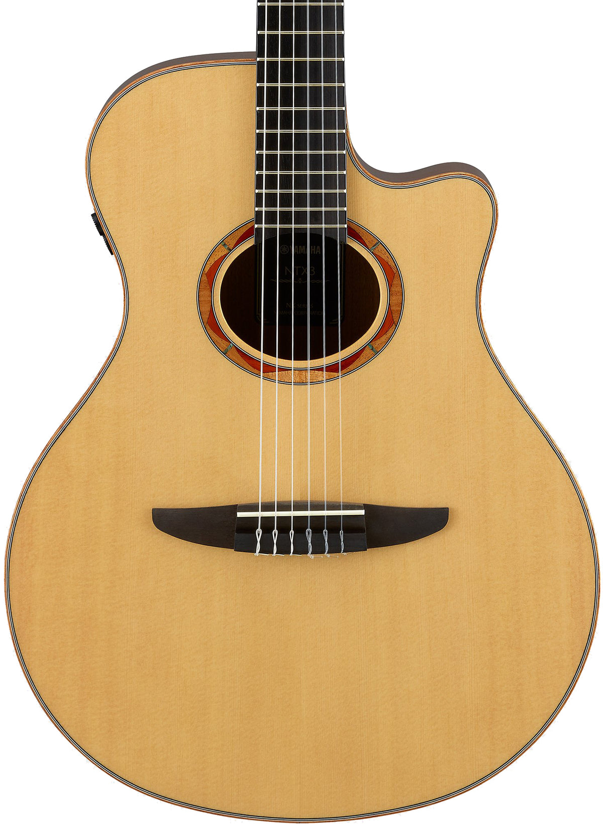Yamaha NTX3NT Solid Acoustic-Electric Nylon String with Gig Bag (Natural)
