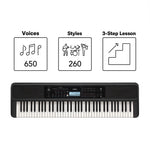 Yamaha PSREW320 76-Key Portable Keyboard - With AC Adapter 3