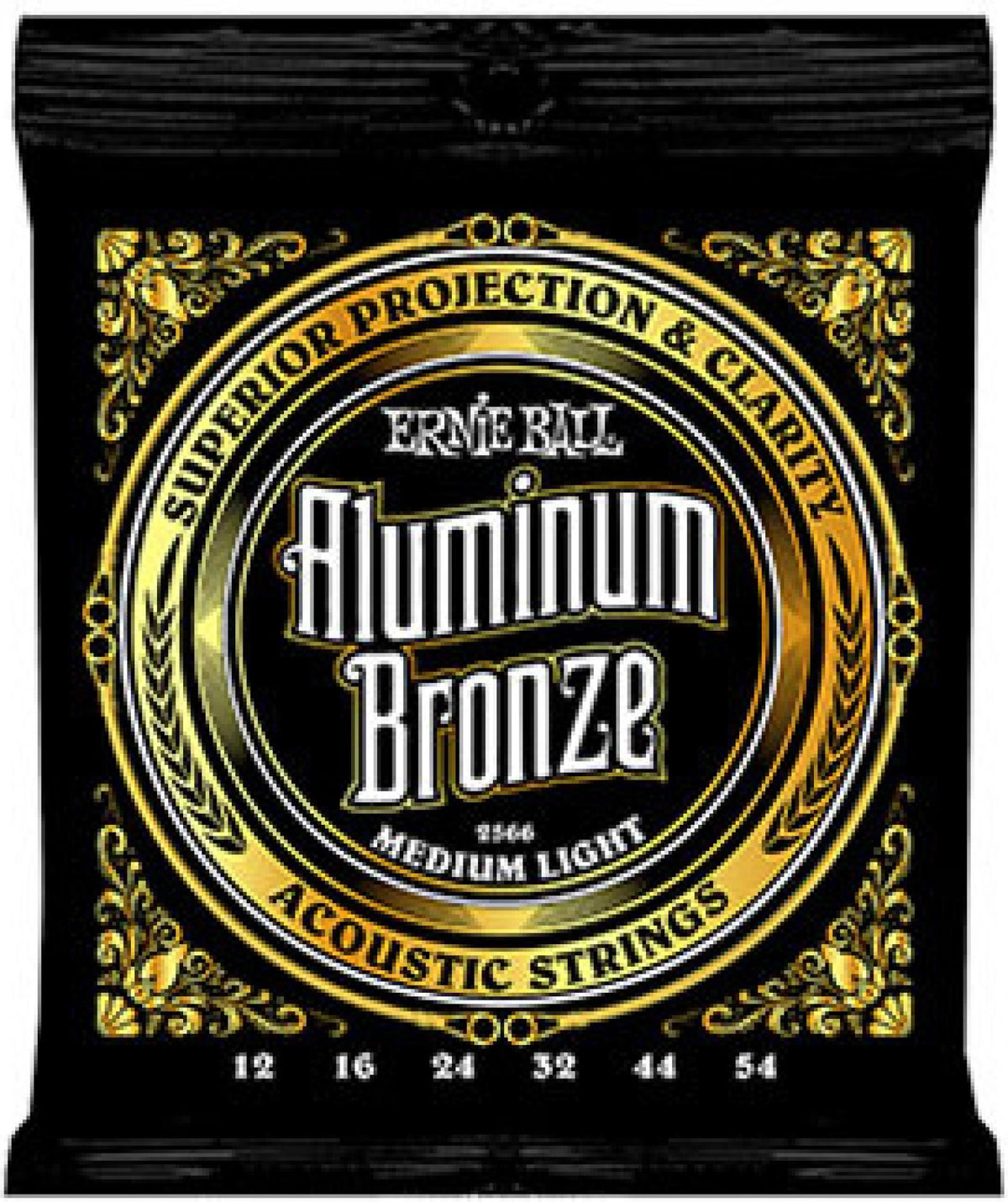 Ernie Ball 2566 Aluminum Bronze Medium Light Acoustic Set (12-54)