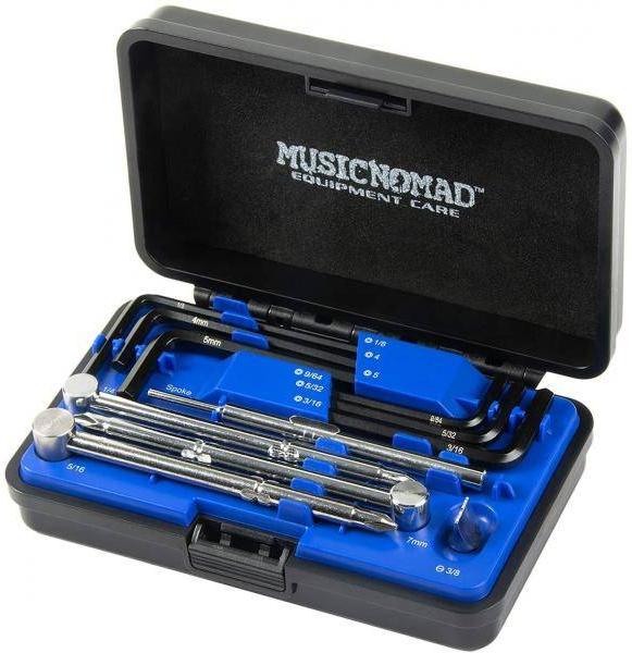 Music Nomad MN235 Premium Guitar Tech Truss Rod Wrench set - 11 pc