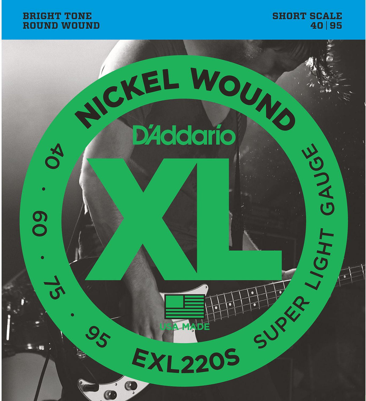 D'Addario EXL220S Short Scale Bass String Set (40-95)